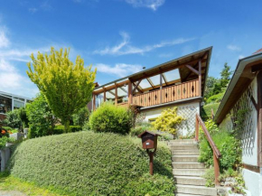 Detached bungalow in Güntersberge in the Harz Mountains with balcony and sunroom